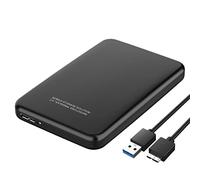 ZHCHAO USB3.0 External Hard Disk 500GB 1TB 2TB Storage Device Drive 7200rpm Drive Mobile Hard Disk HDD 2.5"(Color:Svart,Size:1TB)