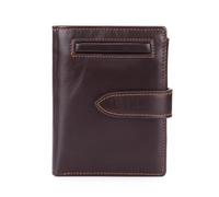 ZHCHAO Vintage Men's Wallet Men Vertical First Layer Multi-Functional Wallet Driver's License