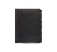 ZHCHAO Vintage Wallet with Fold Men's Top Layer Cowhide Horizontal Short