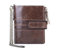 ZHCHAO Wallet Bag Multi-Functional Buckle Zipper Retro Crazy Bag Casual Coin Purse