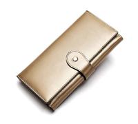 ZHCHAO Wallet Women's Multi Slot Anti Magnetic Card Bag, Trendy Women's Top Layer Cowhide Handbag(D)