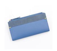 ZHCHAO Women's Long Purse Splicer Purse Coin Purse Holding Bag Card Bag Storage Bag(White-Style)
