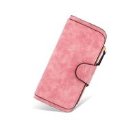 ZHCHAO Women's Purse Long Buckle Single Bag Casual Clutch Bag Coin Wallet ID Card Bag(D)