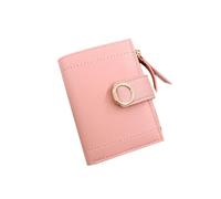 ZHCHAO Women's Short Zip-up Purse Hold Bag Credit Card ID Card Bag Women's Short Bag(Roze)