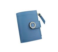ZHCHAO Women's Short Zip-up Purse Hold Bag Credit Card ID Card Bag Women's Short Bag(White-Style)