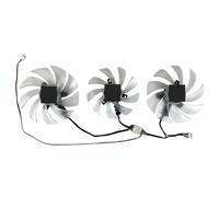 ZHCYAOZ Laptop parts DIY For POWERCOLOR for Radeon RX 6700 XT 12GB for Hellhound Graphics Card Replacement Fan(Set of three fans)