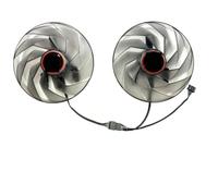 ZHCYAOZ Laptop parts For SAPPHIRE for Radeon RX7600XT 7700XT 7800XT PULSE Graphics Card Replacement Fan(A pair of fans With)