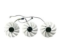 ZHCYAOZ Laptop parts For ZOTAC for GeForce RTX4070ti 4070ti SUPER 4080 4080s for TRINITY OC for WHITE for Graphics Card Replacement Fan GA92S2U(Set of three fans)