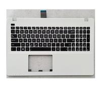 ZHCYAOZ Laptop parts Laptop Top Case Palmrest Upper Cover With Keyboard Housing For ASUS FX50J Y581 X550 K550 F550 W50J A550J shell(White US)