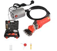 ZHDANB 1000W Professional electric sheep clipper 2800r/min Cordless sheep clippers For sheep goat alpaca camel and angora rabbit hair Red
