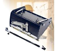 ZHDANB Drywall flat box Professional finishing flat box Adjustable length 1.06 to 1.65M Drywall flat box For plasterboard wallboard sheetrock 8inch-TelescopicHandle