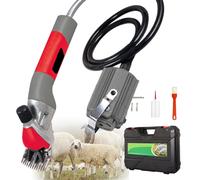 ZHDANB Hanging Type Electric Sheep Clipper 1000W 2800r/min Cordless sheep clippers For sheep goat alpaca camel and angora rabbit hair Red