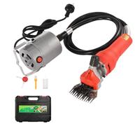 ZHDANB Professional electric sheep clipper 1000W Cordless sheep clippers 2800r/min For sheep goat alpaca camel and angora rabbit hair Red