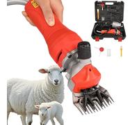 ZHDANB Professional electric sheep clipper 1000W Hanging Type Electric Sheep Clipper 2800r/min For sheep goat alpaca camel and angora rabbit hair Red