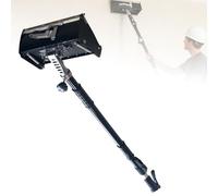 ZHDANB Professional finishing flat box Adjustable length 1.06 to 1.65M Drywall flat box Drywall flat box handle For plasterboard wallboard sheetrock 10inch-TelescopicHandle