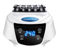ZHDDM Electric Clothes Dryer Portable Laundry Warmer Low Noise Energy Saving Clothing Dryers for Clothes Shoes - 240 Min Timing Heater