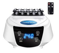 ZHDDM Electric Clothes Dryer Portable Laundry Warmer Low Noise Energy Saving Clothing Dryers for Clothes Shoes - 240 Min Timing Heater
