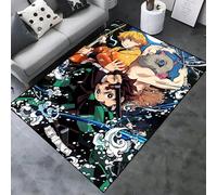ZHDDTFC Anime Rug for Bedroom Large Sizes Thickened Non-Slip Anime Carpet Area Rugs Door Mats for Living Room Gaming Room 24X36 inch