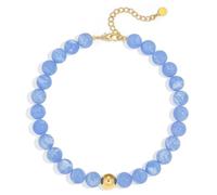 ZHDHDQ Multicolor Chunky Beaded Necklace, Statement Colorful Round Ball Beads Choker Necklace with Gold-Tone Adjustable Chain, Fashion Bold Neck Jewelry for Women, Resin, No Gemstone