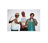 ZHDZK Canvas Picture Musician Earl Sweatshirt Frank Ocean Rap Music Decorative Canvas Wall Art Living Room Posters Bedroom Bedroom Unframed (60 x 90 cm, Frameless)