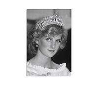 ZHDZK Canvas Picture Princess Grace Lady Diana Bedroom Decorative Painting Posters Bedroom Aesthetic Without Frame (60 x 90 cm, Without Frame)