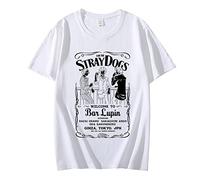 zhedu Anime Bungo Stray Dogs T Shirt 3D Printed Summer Men Women T Shirt Fashion Oversized Hip Hop Kids Streetwear Boy Clothing (M,Color 03)