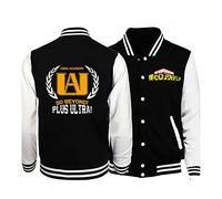 zhedu Baseball Uniform My Hero Academia Hoodie Autumn Winter Fashion Jackets Pullover Clothes Street Oversized Style Coat (XL,color 05)
