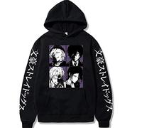 zhedu Bungo Stray Dogs Sweatshirt Casual Hoodie Nakajima Atsushi Cool Print Hooded Streetswear Sweatshirt Men Unisex Top (XXS,Color 01)