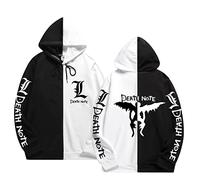 zhedu Death Note Hoodies Japanese Anime Men/Women Streetwear Pullover Harajuku Graphic Patchwork Thin Sweatshirts Hoody(2xs-4xl) (XL,color 01)