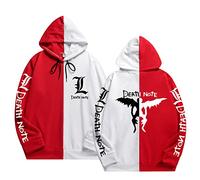 zhedu Death Note Hoodies Japanese Anime Men/Women Streetwear Pullover Harajuku Graphic Patchwork Thin Sweatshirts Hoody(2xs-4xl) (M,color 02)