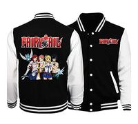 zhedu Fairy Tail Baseball Uniform Hoodie Japan Anime Tracksuit Men Bomber Jacket Winter Streetwear Harajuku (L,color 01)
