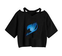 zhedu Fairy Tail T Shirts Japanese Sweet Camisoles Women Girls Kawaii All-match Streetwear Y2k Harajuku Cute Cami (XXL,Color 07)