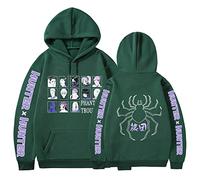 zhedu Hunter X Hunter Hoodie Anime Hoodies Loose Sweatshirts Long Sleeve Pullover Winter Warm Women's Clothes Men's Clothing (XXL,Color 06)