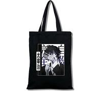 zhedu Japanese Anime Bungo Stray Dogs Print Bag Handbag Characters Shopping Bags Harajuku Totes Bag Canvas Shoulder Bags Gift (Color 04)
