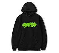 zhedu MF Doom Hoodie for Unisex Black Sweatshirts Hip Hop 3D Print Pullover (M,Color 1)