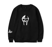 zhedu MF DOOM Hoodie Unisex Tracksuit Women/Men's Outwear Harajuku Streetwear Rapper Fashion Clothes Plus Size (M,Color 1)