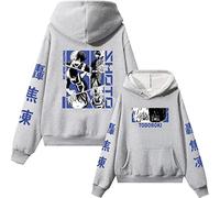 zhedu My Hero Academia Drop Shoulder Hoodies Todoroki Shoto Long-Sleeved Outdoor Y2k Sweatshirt Girls Boys Teenage Cartoon Anime Harajuku Streetwear (L,color 03)