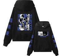 zhedu My Hero Academia Drop Shoulder Hoodies Todoroki Shoto Long-Sleeved Outdoor Y2k Sweatshirt Girls Boys Teenage Cartoon Anime Harajuku Streetwear (XS,color 01)