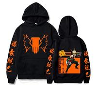 zhedu My Hero Academia Hoodie Bakugo Katsuki Cool Graphic Print Pullover Unisex Fashion Personality Sweatshirt Casual Streetwear Anime Hoodie (M,color 01)