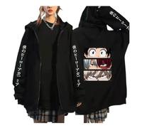 zhedu My Hero Academia Zip Up Hoodies Anime Cartoon Printed Men Women Jackets College Style Long Sleeve Personality Pullover Youth Outerwear Loose Streetwear (M,color 03)