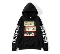 zhedu Spy X Family Hoodies Anya Forger Anime Hoodies Printed Oversize Hoodie Men Women Style Hip-Hop Sweatshirt Streetwear (3XL,Color 01)