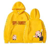 zhedu Spy X Family Hoodies Unisex Pullovers Anya Forger Cute Anime Harajuku Clothes Printed Oversize Streetwear Men Women Outwear (XS,Color 03)