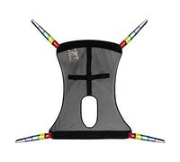 ZHEEYI Full Body Patient Lift Sling, Mesh with Commode Cutout, Medium (Gray)
