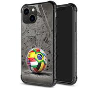 ZHEGAILIAN for iPhone 14 Case, Military-Grade Protection, All-Around Shockproof Corners, Anti-Scratch Phone Case for iPhone 14 - World of Soccer