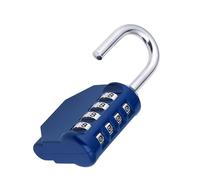 ZHEGE 4 Digit Combination Padlock, Blue