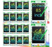 Zhehao 20 Pack LCD Writing Board for Adults, 8.5 Inches Doodle Jungle Animals Reusable Scribbler Board Screen Drawing Pad Erasable Painting Pads Educational Toy for Adults