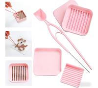 Zheigaoxea 2.6mm Fuse Beads Picking Set, Single Needle Tweezer & Aligner Tray Kit & Picking Tray Kit, Efficient Iron Bead Sorting Tools with Effortless Beads Recovery for Experienced Enthusiasts