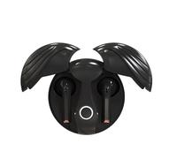 ZhenBaoTian Wireless Earbuds Earpods Earphones Wings of Angels Wireless Bluetooth 5.3 Headset Long Life HIFI Sound Quality Sports Game Headset with Microphone Hi-Fi Stereo Sound (Black)