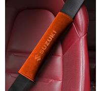 ZHENCU 2 Pcs Seat Belt Pads for Suzuki, Car Seatbelt Comfort Pads Seatbelt Protector Short Strap Pads For Kids Adults Car Seat Accessories,Orange