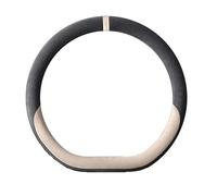 ZHENCU Steering Wheel Covers for Citroen DS5 LS, Anti-Slip And Breathable Comfortable and Durable, Suede Car Steering Wheel Cover,D-Grey